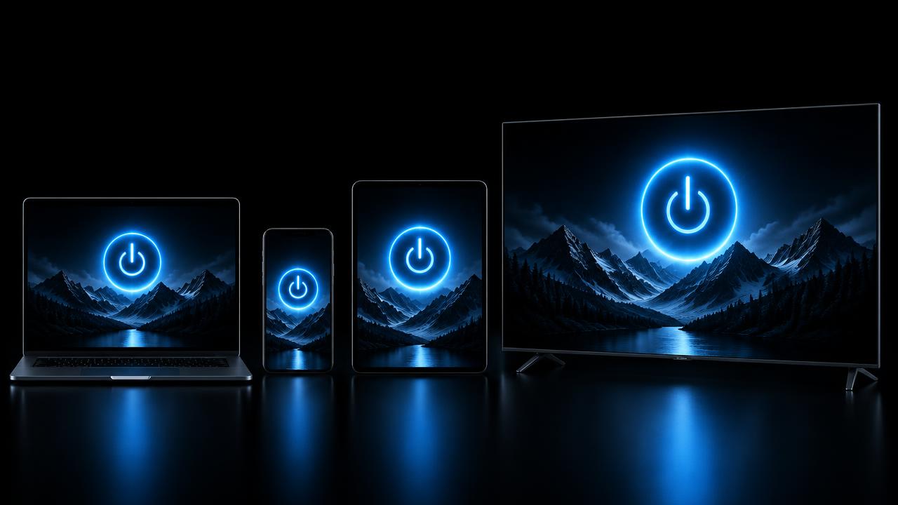 笔记本、手机、平板与电视上运行的 QuickQ VPN
